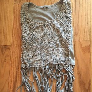 Embroidered tank top